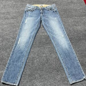 Paige Jeans Womens Size 27 Blue Peg Skinny Denim Stretch Mid Rise